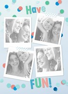 have fun confetti 4 fotos